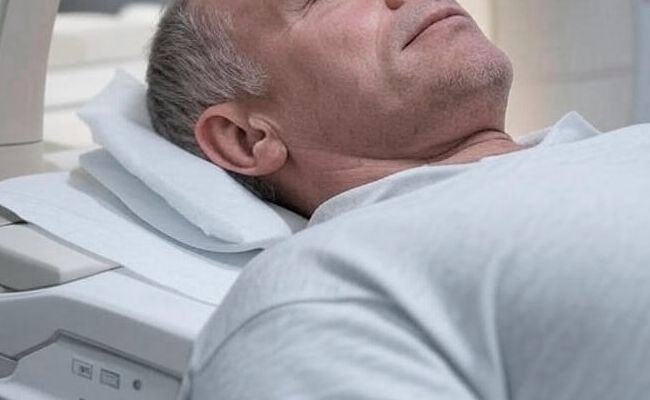 Мужчина делает МРТ